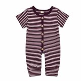 Newborn Baby Striped Romper Short Sleeve Jumpsuit Bodysuits 1397542