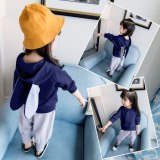 Clothes Girls Boys Kids Cute Rabbit Hoode Top+ Pants Bodysuits 1397580