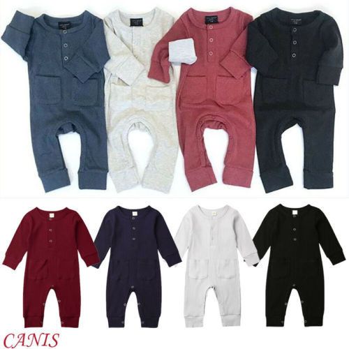 Long Sleeve Romper Jumpsuit Cotton Clothes Outfit Bodysuit Bodysuits 1397548
