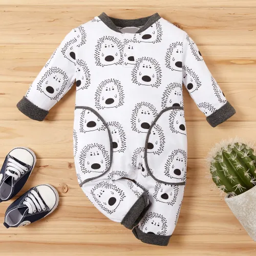 Cartoon Print Romper Clothes Spring Autumn Long Sleeve Outfit Bodysuit Bodysuits 1397549