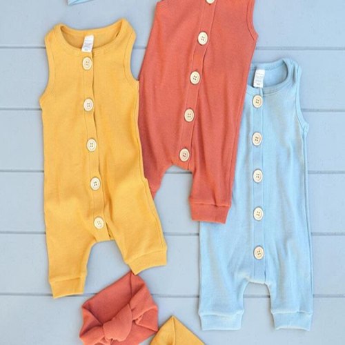 Newborn Infant Baby Girl Boy 2pcs Outfit Romper Jumpsuit Bodysuits 1397571