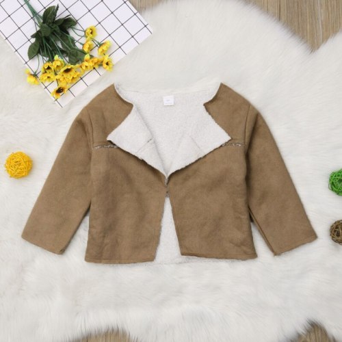 Toddler Kids Baby Girl Jacket Coats Long Sleeve Tops Warm Outwear