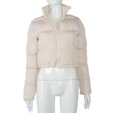 Fall Winter Women Bubble Outerwear Coat Coats A20504T