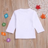 Long Sleeve Children T-shirt Cotton Kids Shirts Tops  MN11856