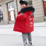 Children's Down Jacket Kids Coat Thicken Parka Outerwear XBL981756