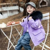 Big Fur Teenage Girls Winter Coat Coats Outerwear Parka  TH921925