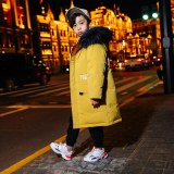 Down Boy Children Long Section Of Korean Fur Collar Coat Coats XBL882985