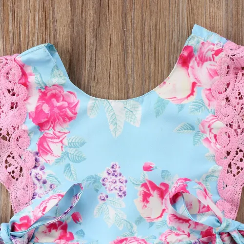Romper Newborn Baby Girls Floral Jumpsuit Bodysuits PP121518