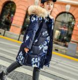 Fashion Print Down Coat Coats XBL-886739