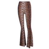 Women High Waist Wide Leg Pants P8A050238A