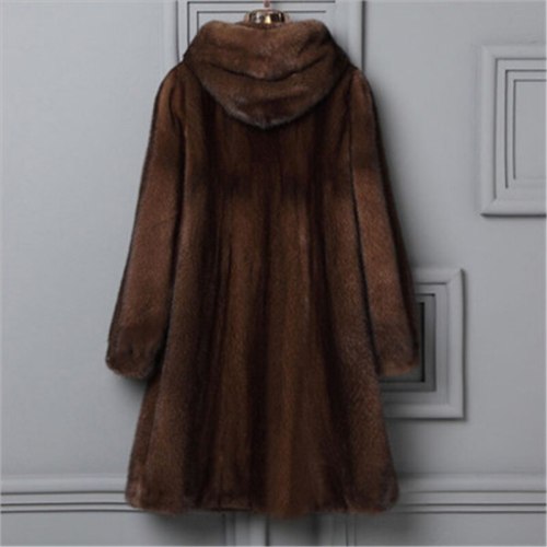 Winter Fashion New Faux Mink Fur Coat Coats 00136