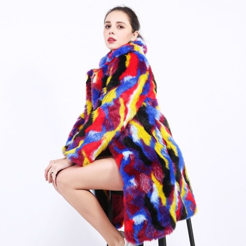 Winter Thick Warm Faux Fur Long Coat Coats  BCD150720532