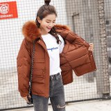 Fashionable cotton-padded jacket for girls Ms cotton-padded jacket90796