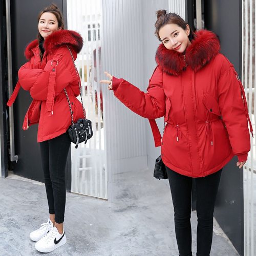 Winter Warm Hooded Outerwear Short Coats 89136QS