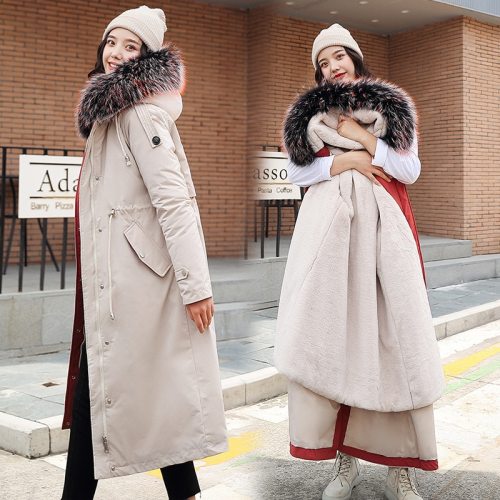 Women's Winter Long Parkas Coat Coats 91856