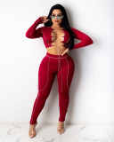 Women Long Sleeve Top T-shirt Skinny Pants Bodysuits  CY1296 A3235
