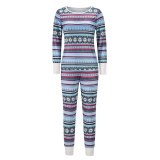 Christmas Festival Clothing Sets Long Sleeve Top and Pants Suit Homewear LQ05465