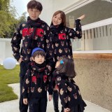 Winter Cartoon Bear Knitted Family Sweater Sweaters Outfit Outfits 20D4152