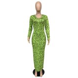 Casual Long Sleeve Maxi  Dress Dresses H000123