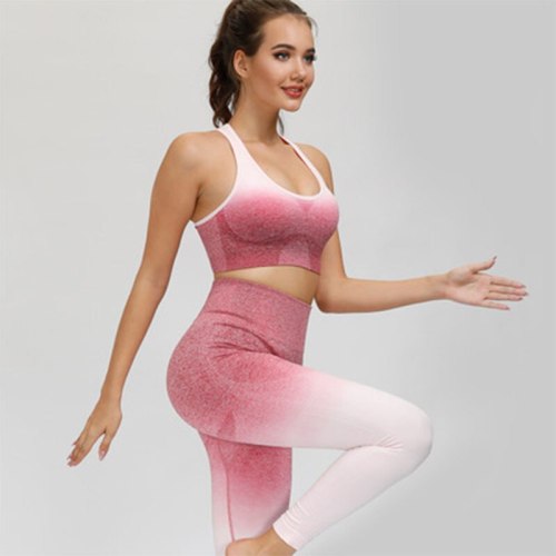 Seamless 2PCS Sets Women Fitness Tracksuit Yoga Set Sportsuits