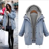 Winter Warm Women Collar Hooded Coat Coats 837125