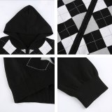 Long Sleeve Zipper Hooded Sweaters Tops HC604252W0H