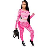 Tie-dye Printing Women Tracksuit Tracksuits D508091