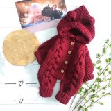 Newborn Infant Baby Girl Boy Winter Warm Sweater Coat Coats 0059610