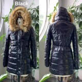 Fashion Fur Collar Cotton Padded Jacket Women Winter Bubble Coat Coats 453546