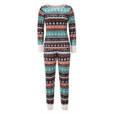 Christmas Festival Clothing Sets Long Sleeve Top and Pants Suit Homewear LQ05465