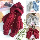 Newborn Infant Baby Girl Boy Winter Warm Sweater Coat Coats 0059610