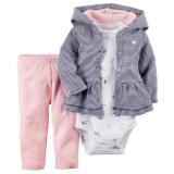 Newborn Baby Boys Girls Clothes  Coat+Rompers+Pants Bodysuits HA0235826