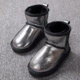 New Kids 100% Genuine Leather Snow Boots 585465