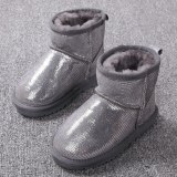 New Kids 100% Genuine Leather Snow Boots 585465
