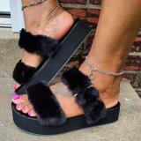 Women's Winter Hot Style Faux Fur Slippers