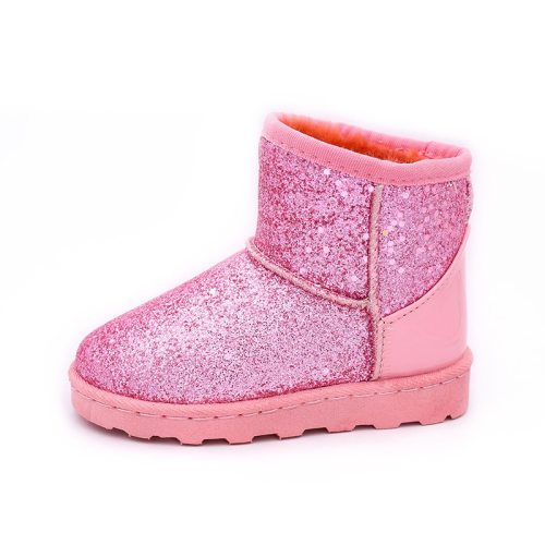 Winter Kids Girls Fashion Glitter Snow Boots Boot