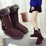 Winter Women's Leather Classic Snow Boot Boots