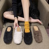 Women Faux Fur Slipper Slippers 02090020325