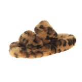 Faux Fur Leopard Warm Slippers