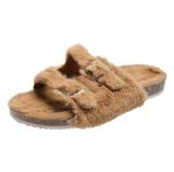 Hot Style Faux Fur Slippers