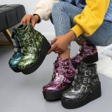 Women Platform Ankle Boot Boots