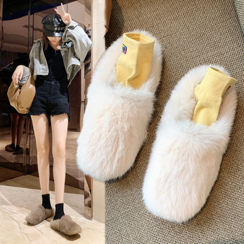 Fashion Faux Fur Slipper Slippers