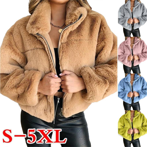 Fashion Short Faux Fur Coat Coats 184825