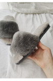 Fashion Wool Fur Slipper Slippers 056269