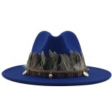 New Women Men Wool Fedora Hat Hats JX-6688