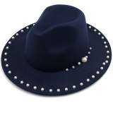 Women Men Wool Fedora Hat Jazz Hats JX-3102