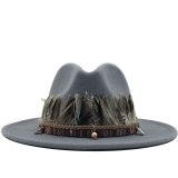 New Women Men Wool Fedora Hat Hats JX-6688