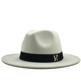 Simple Winter Fedoras Top Jazz Hat Hats JX-6529