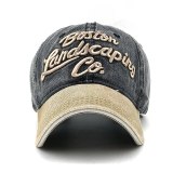 Women's Men's Outdoor Cotton Unisex Fishing Baseball Hats JX-9085