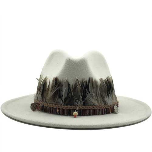 New Women Men Wool Fedora Hat Hats JX-6688